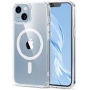 For Apple iPhone 11 12 13 14 15 Pro Max Clear Case Slim Plating Mag Cover Case