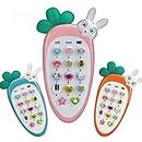 Thyana's Smart Phone Cordless Feature Mobile Phone Toys Dummy Mobile for Kids Small Cell Phone Toy Musical - Pack of 1 Random Color