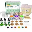 Scented Soy Wax Candle Making Kit - Unique Mothers Day Gifts for Mom, Teen Girl Gift Ideas & Birthday Gifts for Women - Craft Kits for Adults - DIY Scented Candle Making Supplies - Crafts for Adults