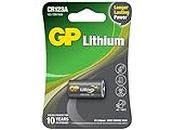 Best Price Square Battery, Lithium 3V CR123A CR123A-C1 by GP Batteries