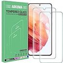 AOKUMA Tempered Glass for Samsung Galaxy S21 5G Screen Protector, [2 Pack] Premium Quality Guard Film, Case Friendly, Shatterproof, Shockproof, Scratchproof oilproof
