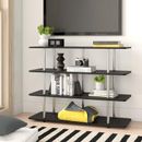 Ebern Designs Burke TV Stand for TVs up to 50" Wood in Black | 36.25 H in | Wayfair 87F9D779F5854DAFB763DC1B9F181226