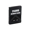 PS2 Memory Card 256MB,Mcbazel Large Capacity 256MB Memory Storage Card for PlayStation 2 PS2/Slim Game Console