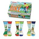 United Oddsocks On Your Bike Box of 6 Odd Socks for Men UK 6-11 EUR 39-46