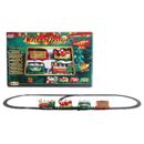 Juego de tren de Navidad vías férreas juguetes eléctricos decoración árbol regalo de Navidad U