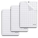 Nicapa Replacement Cutting Mat for Silhouette Portrait 2, Replacement Matts Accessories for Silhouette Cameo(8 * 12 inch StandardGrip Mats, Transparent 3pack)
