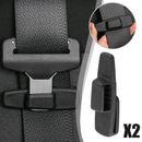 2 accesorios universales para cinturón de seguridad asiento de automóvil abrazadera hebilla con clip de cinturón de seguridad para vehículo