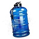 IronMaxx Water Gallon - Borraccia da 2200 ml a Prova di Perdite - Priva di BPA - Adatta per lo Sport - Blu