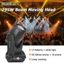 MOKA 295W Beam Moving Head Gobo Spot Zoom Lighting DMX DJ Disco Pro Lights 