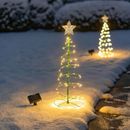 ZzChristmas Tree Lights LED Solar Light Waterproof Garden Home Decoration Decor