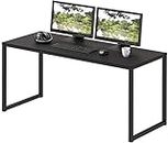 SHW Home Office Computer Desk, Black, 48-Inch (121 cm W x 60 cm D)