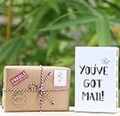 oye happy - you've got mail - tiny hamper for girlfriend / boyfriend / husband / wife/ fiance to gift on birthday/anniversary- Multi color