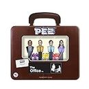 Pez Candy The Office Gift Tin, Includes Michael Scott, Dwight Schrute, Jim Halpert, & Pam Beesley in Briefcase Style Tin + 6 Candies, Assorted Fruit