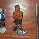 Mike Tyson Patch Nintendo Punch Out 8 Bit Retro Art Embroidered Iron On 4x2"