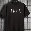 "Men's Casual ""11:11pm"" Print Short-sleeve Crew Neck T-shirts For Summer"
