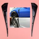2x Glossy Black Car Side Fender Vent Air Wing Cover Trim Exterior Accessories