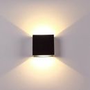Modern LED Wall Lights Up Down Cube Sconce Lighting Fixture Lamp Indoor Outdoor