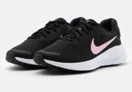 Zapatos para correr Nike Revolution 7 para mujer. Negro/rosa suave/blanco.  UK 5.5 EU 39