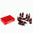 13PC 1:12 Scale Dollhouse Miniature Coca Cola With Cola Base Drinks Accessories