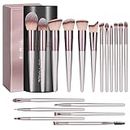 BS-MALL Makeup Brush Set 18 Pcs Premium Synthetic Foundation Powder Concealers Eye shadows Blush Makeup Brushes with black case