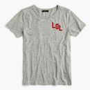 J. Crew Tops | Last Chance! J.Crew "Lol" T-Shirt | Color: Gray/Red | Size: Xs