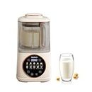 JOYDEEM JD-J03 Quiet Cooking Blender with Soundproof Shield, Silent Hot Cold Blender for Soy Milk & Juice, 8-Speed and Temperature Control, 12H Preset, 1100ml, White