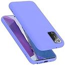 cadorabo Case compatible with Samsung Galaxy NOTE 20 in LIQUID LIGHT PURPLE - Shockproof and Scratch Resistant TPU Silicone Cover - Ultra Slim Protective Gel Shell Bumper Back Skin