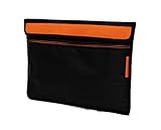 Saco Top Open Protective Canvas Horizontal Laptop Sleeve Bag With Shoulder Strap for Wishtel 10 Inch 4G Tablet PC with 3-32GB 3 GB RAM 32 GB ROM - Orange