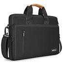 KIZUNA Laptop Bag Case 17 Inch Shoulder Sleeve Briefcase Handbag For LG gram 17 / Dell G7 /17.3" HP ProBook 470/17.3" Lenovo Ideapad700/Y700/DELL Precision 7710/Predator PH717-71-746,Black