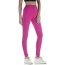 VSTAR Women's Slim Fit Cotton Elastane Leggings (F03164 _ Hot Pink(L12) _ M_Hot Pink_M/85-90)