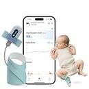 Babytone Baby Oxygen Monitor, Baby Sleep Monitor, Tracking Avg O2, Pulse Rate and Movement for Infant, Wearable Foot Monitor with Bluetooth and APP, for 0-36 Months Newborn's Sleep (Newest Version S1)