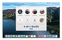8-in-1 MacOS Mountain Lion、Mavericks、Yosemite、El Capitan、High Sierra、Mojave、Catalina、Big Sur, Bootable USB Drive 3.2, Full Install/Upgrade/Recovery/Restore Mac OS X