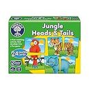Orchard Toys Jungle Heads and Tails Game, Educational Game, 2 in 1 Activity, Educational Memory Game, Age 18 months, Educational Toy