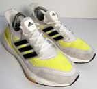 Adidas Ultraboost 21 White Solar Yellow - Size UK 5.5