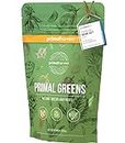 Primal Harvest Primal Greens Pulver für Sportler, mit Bio-Gerstengras, Vitaminen, Mineralstoffen, Bakterienstämmen und Spirulina, für Smoothies, 300 g