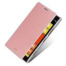 JUJEO Slim Flip Leather Cell Phone Case for Nokia Lumia 1520 - Non-Retail Packaging - Pink