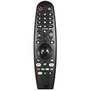 AZMKIMI Universal Remote Control Compatible with LG Magic TV, Smart TV with Buttons for Netflix, Prime Video, Movies - 1 Year Warranty (No Voice Search)