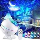 Galaxy Projector, 3 in 1 Star Projector with Remote Control, Nebula Night Light Projector with 40 Colors, 360° Magnetic Base Moon Room Decor for Bedroom Kids Adults