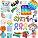 42Piece Sensory Toys Set,Relieves Stress & Anxiety for Kids & Adults Fidget Toys Set,Assorted Birthday Party Favors,Classroom Rewards,Carnival & Piñata Fillers.