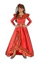 Ciao- Costume Princesse d'Espagne, Girls, 18383.4-6, Rouge, 4-6 Anni