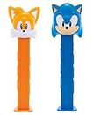 PEZ Sonic Candy Dispenser Set – Sonic The Hedgehog And Tails The Fox - PEZ Dispensers With Extra Pez Candy Refills
