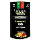 Slimza Premium Slimming Tea (100gm) | Whole Leaf, Non-Bitter | With Garcinia Cambogia, Hibiscus, Turmeric, Lemongrass | Low Calories | No Preservative, No Sugar | For Weight Loss | High Metabolism