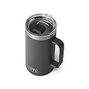 YETI Rambler 24 oz Mug, Vacuum Insulated, Stainless Steel with MagSlider Lid, Charcoal