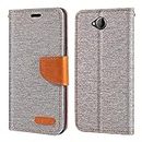 Nokia Lumia 650 Case, Oxford Leather Wallet Case with Soft TPU Back Cover Magnet Flip Case for Nokia Lumia 650