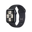 Apple Watch SE (2nd Gen) [GPS 40-mm] Smartwatch with Aluminum Case with Midnight Sport Band M/L