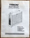 Trion Electronic Air Cleaner Manual    ORIGINAL