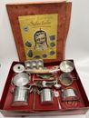 Rare Boxed Collectible Vintage Children’s Aluminium Cookware / Kitchen Play Set