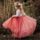 Abito principessa festa fiore fiore bambino bambini estate abiti compleanno abbigliamento