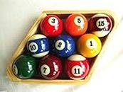 cueball16 9 BALL Wooden POOL TABLES DIAMOND Rack For 2-1/4" U.S.A/American SIZE Balls From R.L.B.C Sales