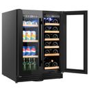 2-türige Dual Zone Getränke Weinkühlschrank mit automatischer Auftaufunktion